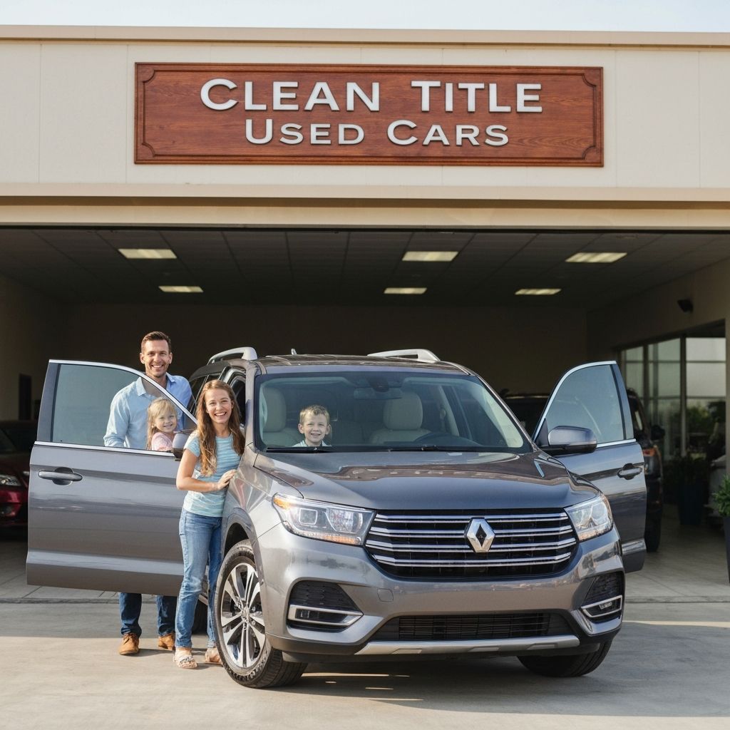 Family SUV with clean title